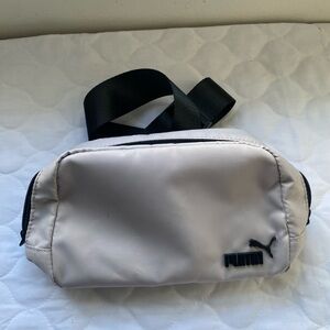 PUMA Beige Waist Pack with Black Strap